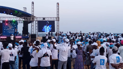 Apothéose campagne électorale: Les candidats Golfe UNIR ont animé un grand meeting à la plage de Lomé