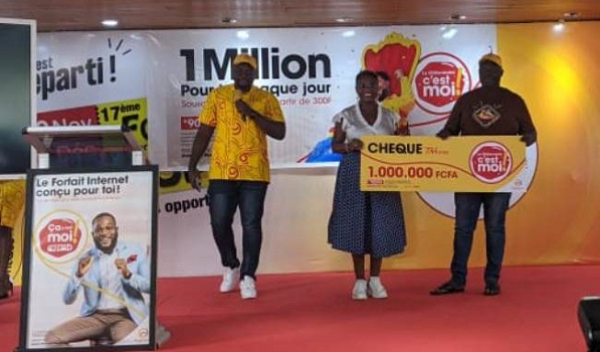 17 ème Foire internationale de Lomé :Togocom fait des heureux gagnants avec le jeu ‘le millionnaire, c’est moi’
