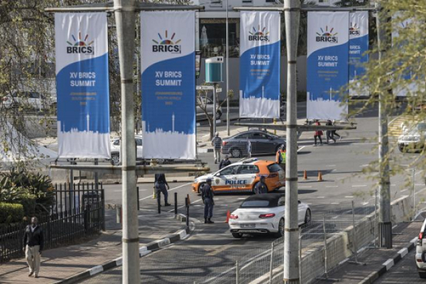 Le XVe sommet des BRICS s&#039;ouvre à Johannesburg