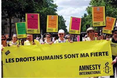 Droits humains: &quot;Triste record en matière de violation dans le monde&quot;, s&#039;inquiète Amnesty international