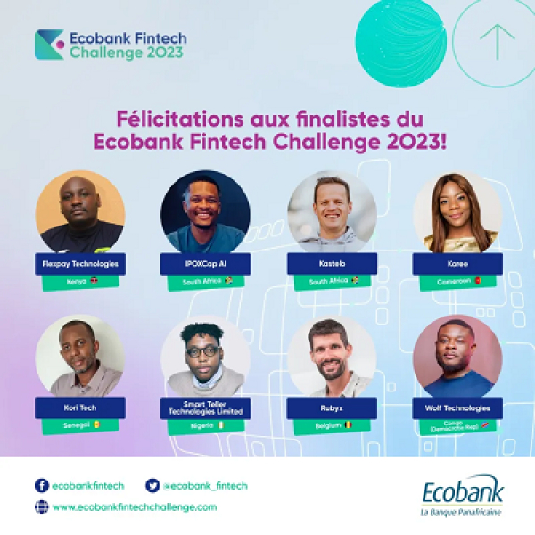 Ecobank Fintech Challenge 2023 : 50 000 USD pour 08 finalistes retenus