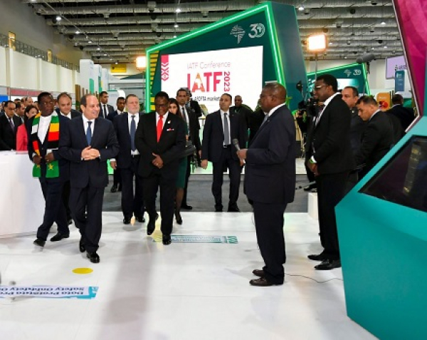 IATF2023: Le président égyptien Abdel Fattah al-Sissi appelle à un effort consolidé pour promouvoir le commerce intra-africain