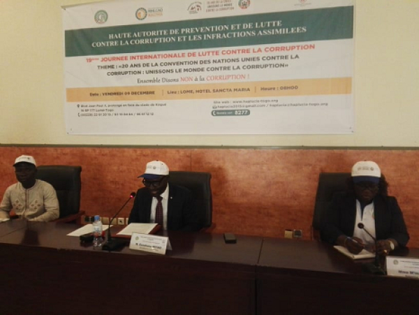 19è journée internationale de lutte contre la corruption: La HAPLUCIA invite les Togolais à dire non à la corruption, à résister aux actes de corruption