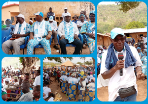 Campagne Législatives et régionales:  Yawanké Waké Gbati tête de liste UNIR Bassar à la conquête des électeurs dans la commune 1 à Bassar